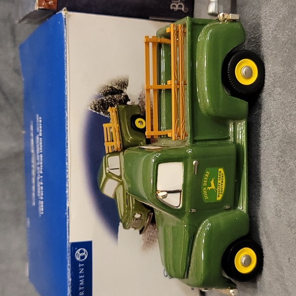 Dept 56 John Deere Ford Truck Horse Trailer Retired - Picture 2 of 10